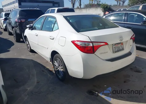 2014 Toyota Corolla Le Plus from USA, damaged, VIN 5YFBURHE3EP175731